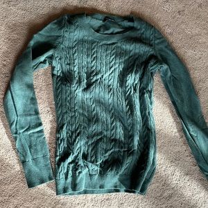 Talbots green sweater size XS